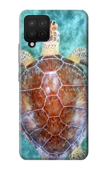 S1424 Tortue de mer Etui Coque Housse pour Samsung Galaxy A12