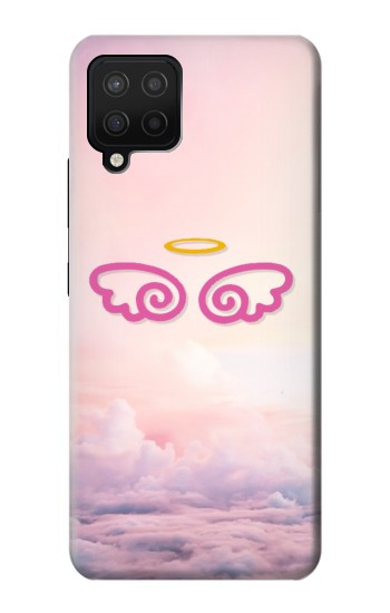 S2514 Ailes Ange mignon Etui Coque Housse pour Samsung Galaxy A12