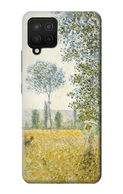 S2682 Claude Monet Champs Au printemps Etui Coque Housse pour Samsung Galaxy A12
