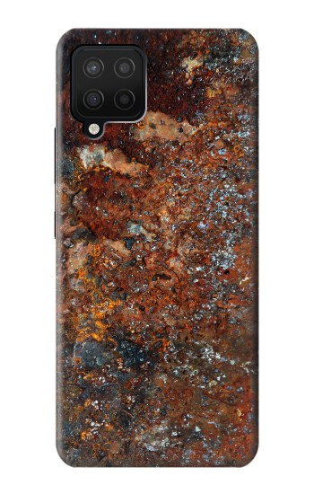 S2714 Rouille Texture acier imprimé graphique Etui Coque Housse pour Samsung Galaxy A12