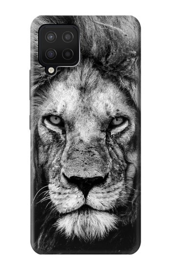 S3372 Lion Visage Etui Coque Housse pour Samsung Galaxy A12