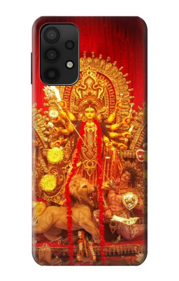 S1030 Dieu hindou Durga Puja Etui Coque Housse pour Samsung Galaxy A32 5G