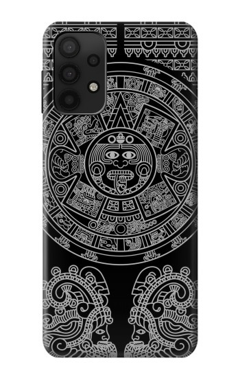 S1838 Motif maya Etui Coque Housse pour Samsung Galaxy A32 5G