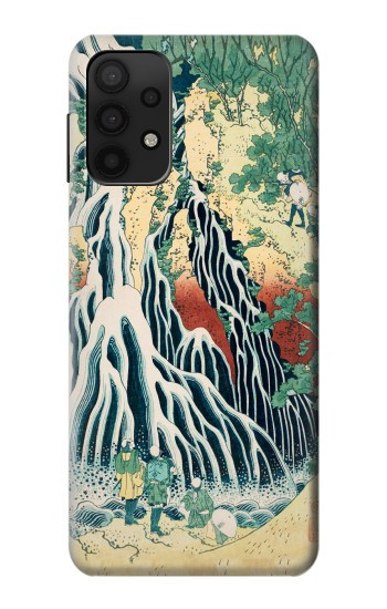 S2491 Hokusai Kirifuri Cascade à Kurokami Etui Coque Housse pour Samsung Galaxy A32 5G