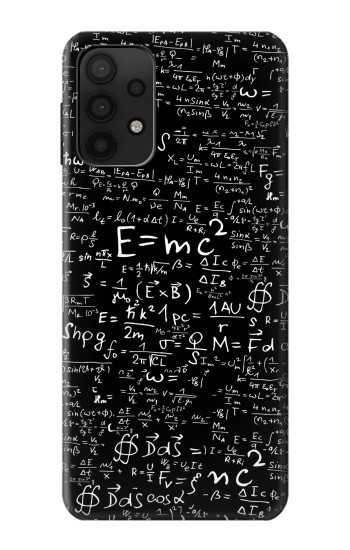 S2574 Mathématiques Physique Noirboard équation Etui Coque Housse pour Samsung Galaxy A32 5G