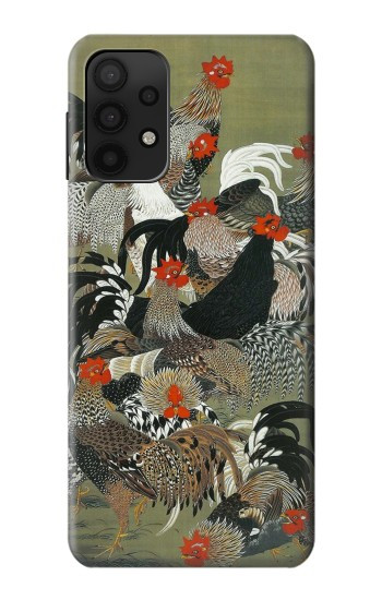 S2699 Ito Jakuchu Coq Etui Coque Housse pour Samsung Galaxy A32 5G