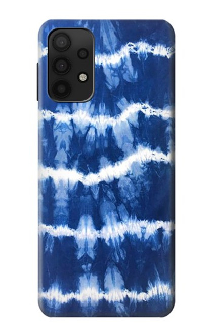 S3671 Tie Dye bleu Etui Coque Housse pour Samsung Galaxy A32 5G