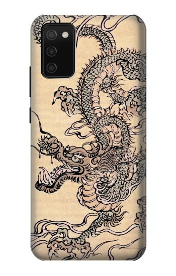 S0318 antique dragon Etui Coque Housse pour Samsung Galaxy A02s, Galaxy M02s