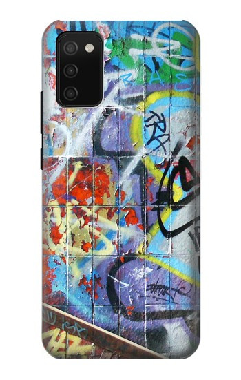 S0588 mur de graffiti Etui Coque Housse pour Samsung Galaxy A02s, Galaxy M02s