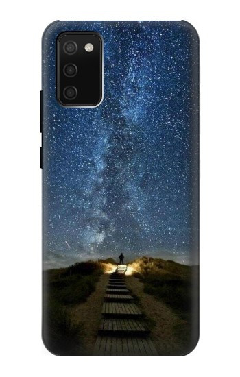 S0734 Stairway to Heaven Islande Etui Coque Housse pour Samsung Galaxy A02s, Galaxy M02s