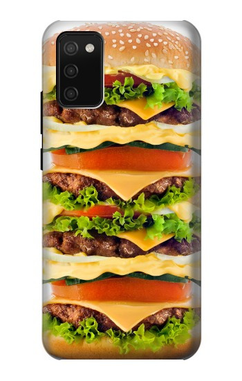 S0790 Hamburger Etui Coque Housse pour Samsung Galaxy A02s, Galaxy M02s