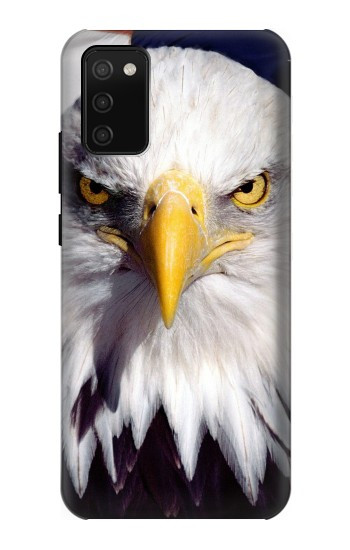 S0854 Aigle américain Etui Coque Housse pour Samsung Galaxy A02s, Galaxy M02s