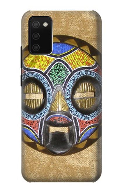 S0965 Masque africain Baluba Etui Coque Housse pour Samsung Galaxy A02s, Galaxy M02s
