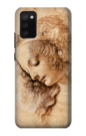 S1045 Leonardo da Vinci Femme Head Etui Coque Housse pour Samsung Galaxy A02s, Galaxy M02s