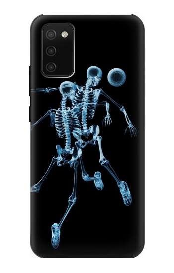 S1111 Football X-ray Etui Coque Housse pour Samsung Galaxy A02s, Galaxy M02s