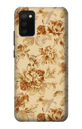 S2180 Motif Fleur Floral Millésime Etui Coque Housse pour Samsung Galaxy A02s, Galaxy M02s