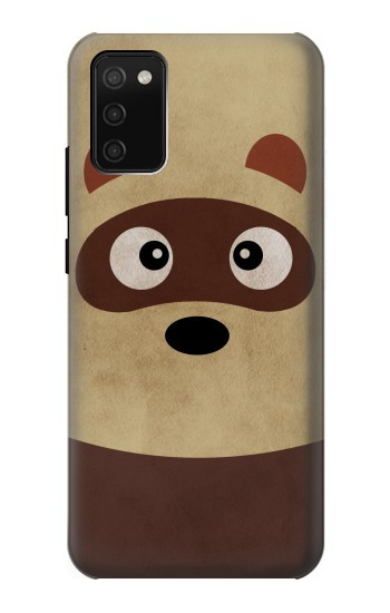 S2825 Mignon raton laveur animé Dessin Etui Coque Housse pour Samsung Galaxy A02s, Galaxy M02s