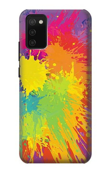 S3675 Tâche de couleur Etui Coque Housse pour Samsung Galaxy A02s, Galaxy M02s