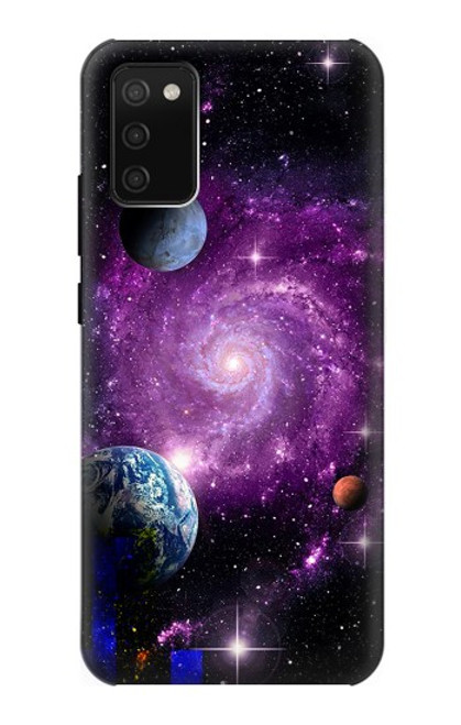 S3689 Planète spatiale Galaxy Etui Coque Housse pour Samsung Galaxy A02s, Galaxy M02s
