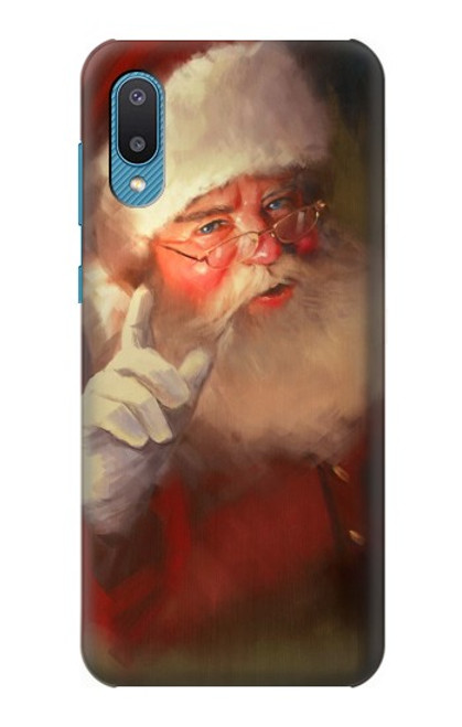 S1144 Noël Père Noël Etui Coque Housse pour Samsung Galaxy A04, Galaxy A02, M02