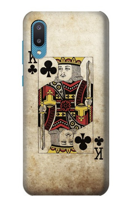S2528 Poker King Carte Etui Coque Housse pour Samsung Galaxy A04, Galaxy A02, M02