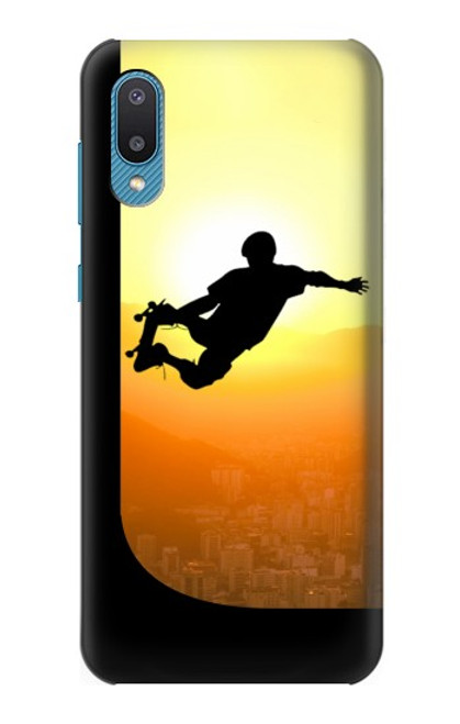 S2676 Extreme Skate-board Coucher de soleil Etui Coque Housse pour Samsung Galaxy A04, Galaxy A02, M02