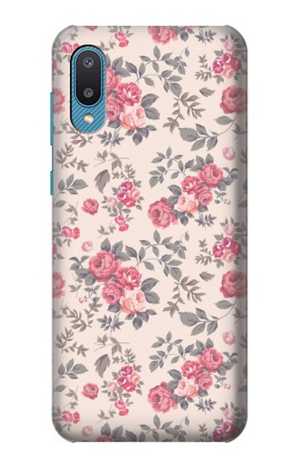 S3095 Motif Rose millésimé Etui Coque Housse pour Samsung Galaxy A04, Galaxy A02, M02