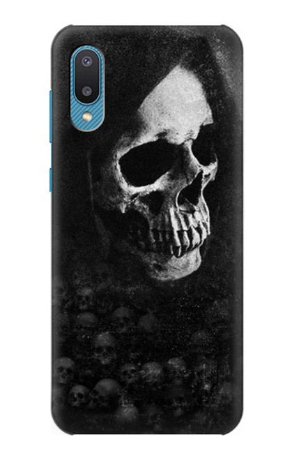 S3333 Crâne mort Faucheuse Etui Coque Housse pour Samsung Galaxy A04, Galaxy A02, M02