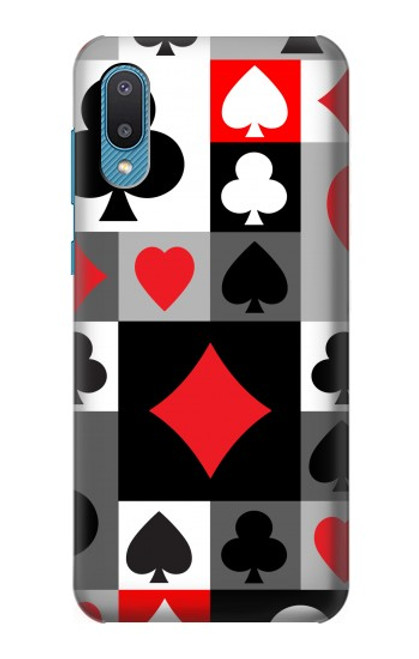 S3463 Costume Poker Carte Etui Coque Housse pour Samsung Galaxy A04, Galaxy A02, M02