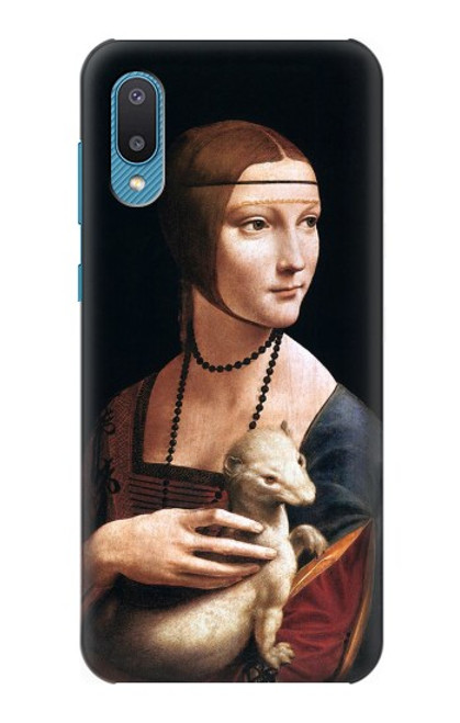 S3471 Lady hermine Leonardo da Vinci Etui Coque Housse pour Samsung Galaxy A04, Galaxy A02, M02