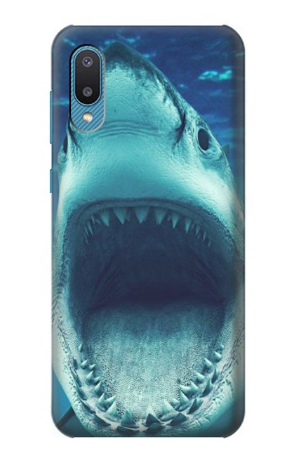 S3548 Requin-tigre Etui Coque Housse pour Samsung Galaxy A04, Galaxy A02, M02
