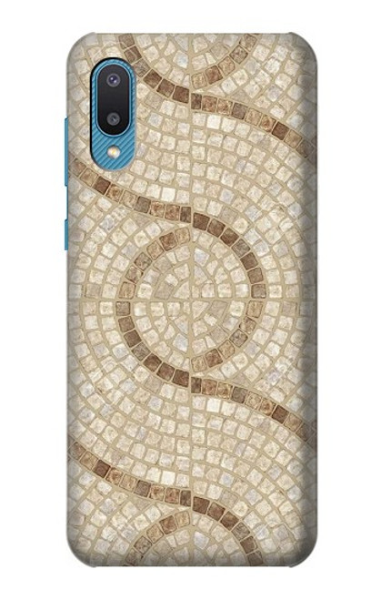 S3703 Carreaux de mosaïque Etui Coque Housse pour Samsung Galaxy A04, Galaxy A02, M02