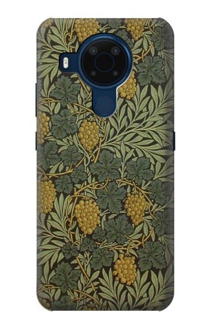 S3662 William Morris Vine Pattern Etui Coque Housse pour Nokia 5.4