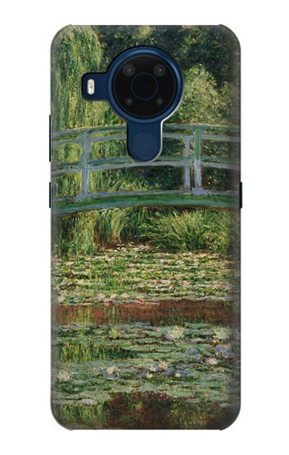 S3674 Claude Monet La passerelle japonaise et la piscine de nénuphars Etui Coque Housse pour Nokia 5.4