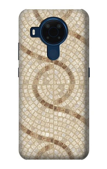 S3703 Carreaux de mosaïque Etui Coque Housse pour Nokia 5.4