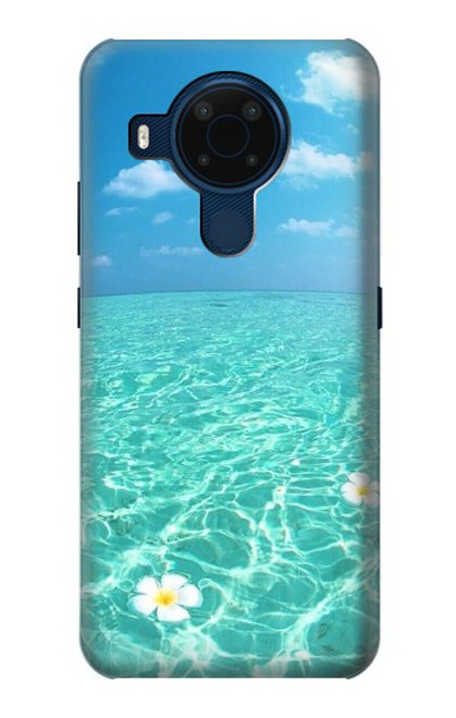 S3720 Summer Ocean Beach Etui Coque Housse pour Nokia 5.4