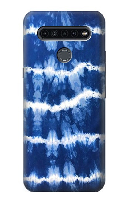 S3671 Tie Dye bleu Etui Coque Housse pour LG K41S