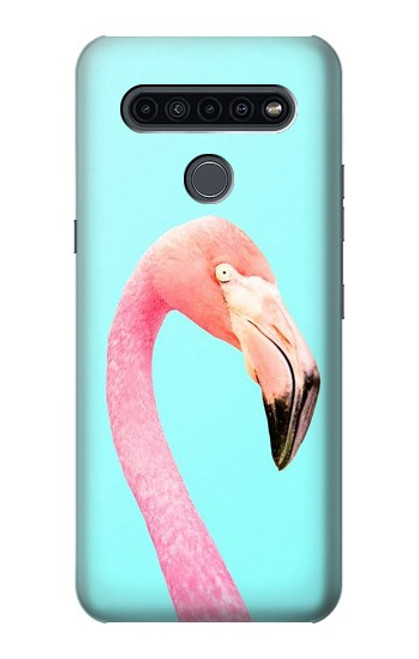 S3708 Flamant rose Etui Coque Housse pour LG K41S