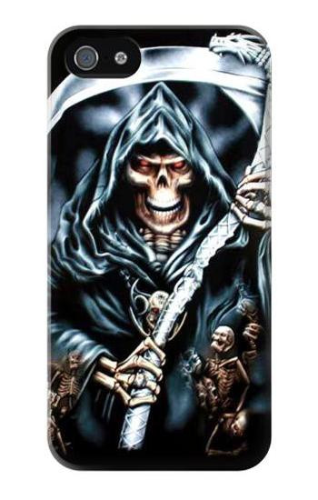 S0295 Grim Reaper Etui Coque Housse pour iPhone 5 5S SE