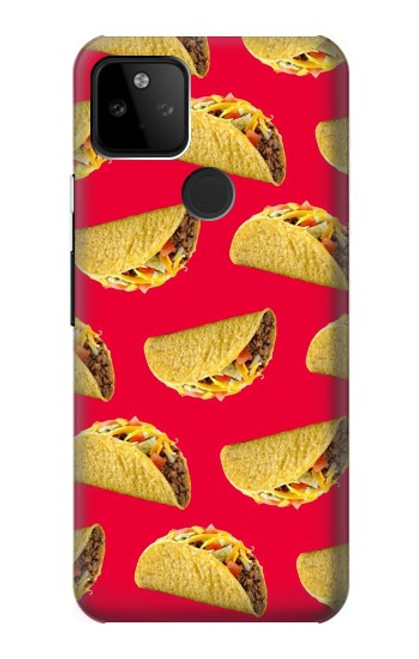 S3755 Tacos mexicains Etui Coque Housse pour Google Pixel 5A 5G