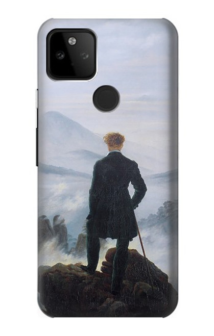 S3789 Wanderer above the Sea of Fog Etui Coque Housse pour Google Pixel 5A 5G