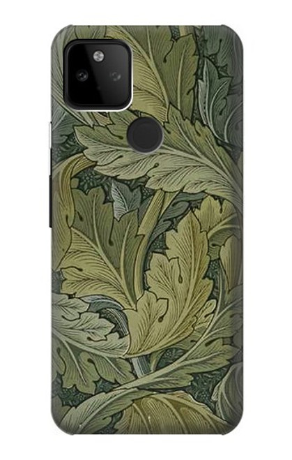 S3790 William Morris Acanthus Leaves Etui Coque Housse pour Google Pixel 5A 5G