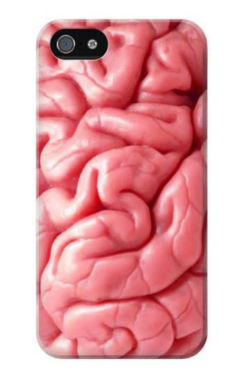 S0339 Brain Etui Coque Housse pour iPhone 5 5S SE