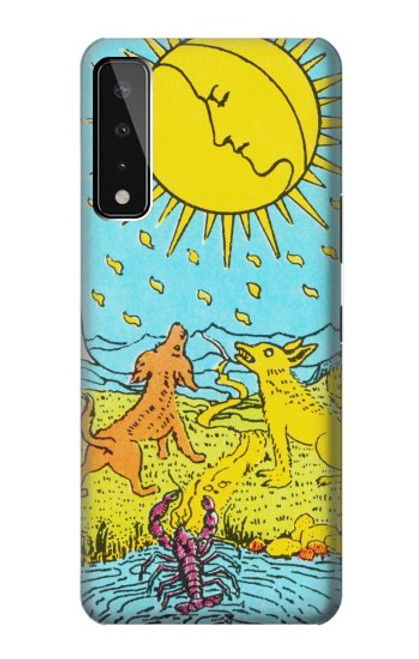 S3435 Carte de tarot Lune Etui Coque Housse pour LG Stylo 7 4G