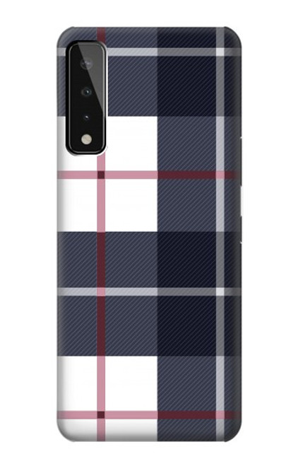 S3452 Plaid en tissu Etui Coque Housse pour LG Stylo 7 4G