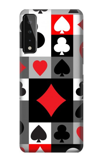 S3463 Costume Poker Carte Etui Coque Housse pour LG Stylo 7 4G