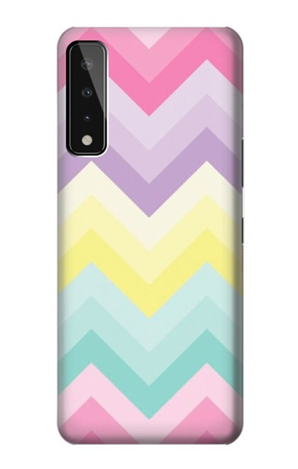 S3514 Arc en ciel Zigzag Etui Coque Housse pour LG Stylo 7 5G