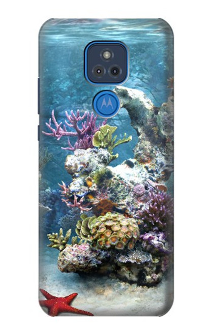 S0227 L'aquarium Etui Coque Housse pour Motorola Moto G Play (2021)