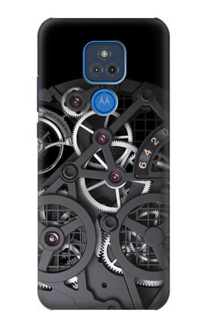 S3176 A l'intérieur Montre Noir Etui Coque Housse pour Motorola Moto G Play (2021)
