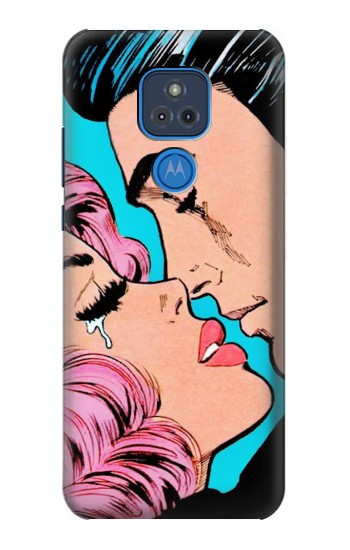 S3469 Pop Art Etui Coque Housse pour Motorola Moto G Play (2021)
